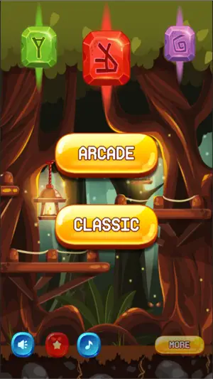 神奇的符文的石头之谜星4：最佳匹配3条命高清免费游戏