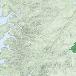 Ben Nevis, West Scotland Map
