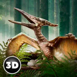 飞行龙胆恐龙野生动物3D
