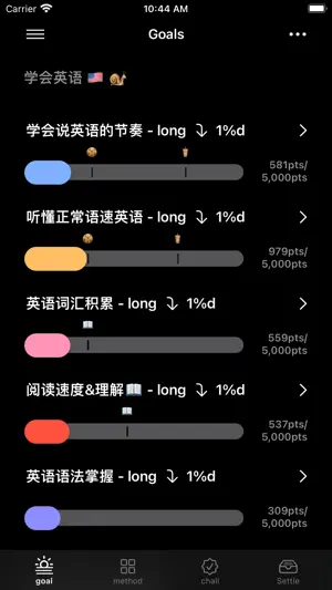 Advance-目标与方法管理app