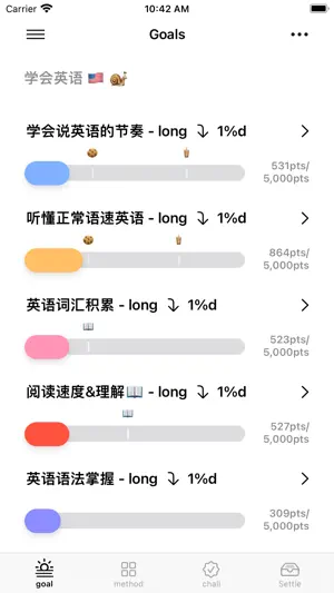 Advance-目标与方法管理app