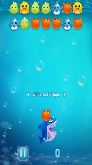 Bubble Shark Crazy Game - 一个有趣和令人上瘾的益智游戏