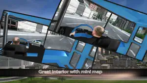 现代化的城市公交车司机3D：免费模拟游戏