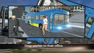 现代化的城市公交车司机3D：免费模拟游戏