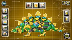 机械剑龙：组装/拼装恐龙玩具——双人益智拼图小游戏