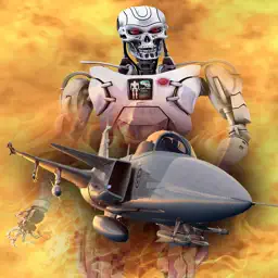 喷气式战斗机后卫 - 对机器人的入侵战争