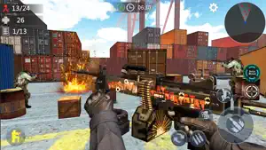 火线枪战3D：战地多人刺激战场射击打架打仗枪战打枪小游戏大全