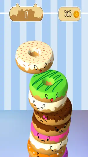 甜甜圈猫塔堆栈 3D